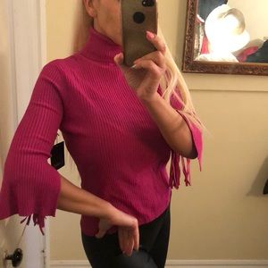 Cabo fuchsia pink top L New